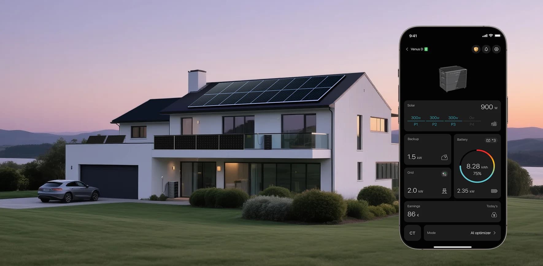 Venus home energy storage