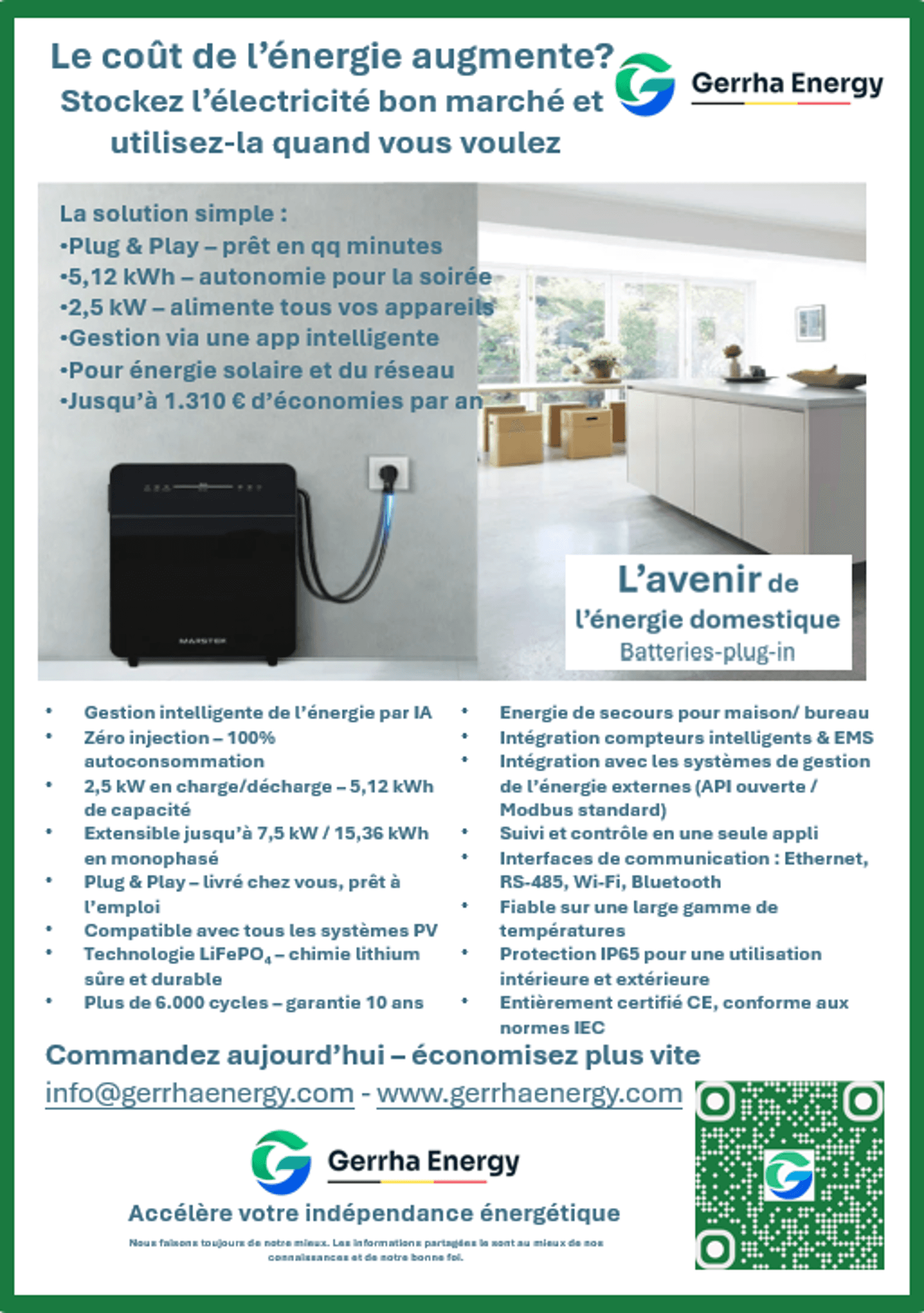 Venus E-mini leaflet in French